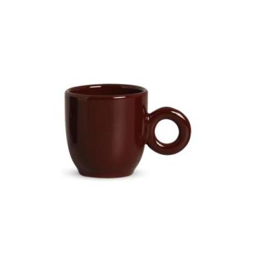 Imagem de Caneca Bojuda Small Colors 120mL - Cerâmica Regina, Marrom