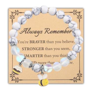 Imagem de FUSTMW Pulseira de abelha de mel, joias de pote de mel para amantes de abelhas, presentes para apicultores, presentes de apreciação, Large, Metal, nagem