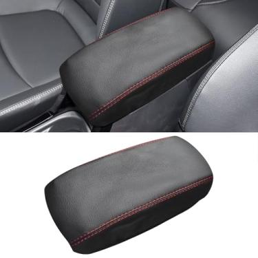 Imagem de SUNBREATH Capa de apoio de braço compatível com console central para Toyota Corolla Cross 2022 2023 2024 2025 couro descanso de braço tampas de caixa de armazenamento almofada protetor almofada