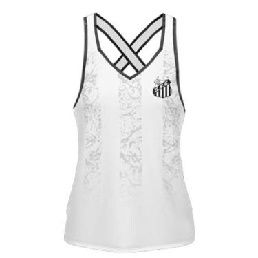 Imagem de Regata Santos Feminina Goat - Braziline, Branco, P