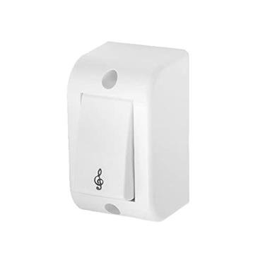 Imagem de Campainha Pulsador Sobrepor 16A Branca Fame