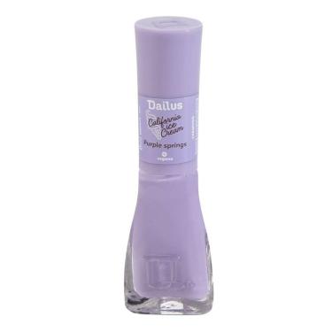 Imagem de Esmalte California Ice Cream Purple Springs 9ml Dailus Lavanda Pastel Com Alta Cobertura
