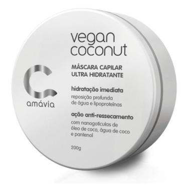 Imagem de Máscara Capilar Ultra Hidratante Vegan Coconut 200g Amávia