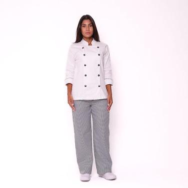 Imagem de Dolma Feminina Manga 3/4 Tecido Brim - Blink Jeans, P