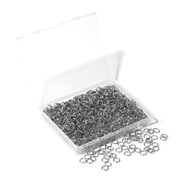 Imagem de Chuyau 1000 Peças De Argolas Abertas 8 Mm Banhadas A Ródio Para Fabricação Joias, Anel Único Ferro, Brincos Artesanais Em Massa, Colar, Pulseira, Pingente, Gargantilha