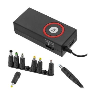 Imagem de Fonte Carregador Universal para Notebook 90W - 8 conectores - Bright 0167