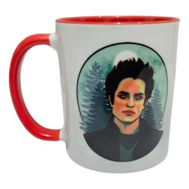 Imagem de Caneca Edward Cullen Saga Crepúsculo Lua Nova Amanhecer - Loja Dinka, 