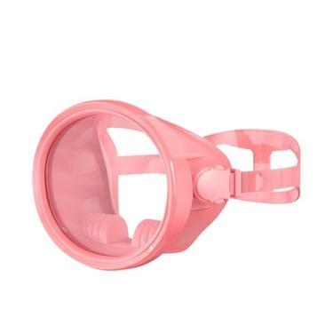 Imagem de oshhni Máscara de natação, óculos de mergulho, antiembaçante, leve, à prova de vazamentos, para adultos, equipamento de mergulho com snorkel, óculos, Rosa