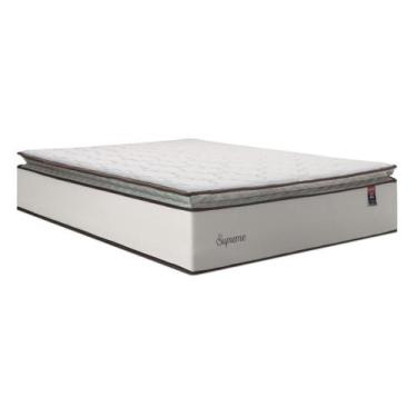 Imagem de Colchão de Molas Ensacadas Pillow Top Supreme Lux Queen 158cm - Lucas 
