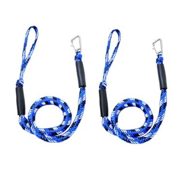 Imagem de NIUTRIP Linha de doca elástica com clipe de aço inoxidável corda de amarração para barco com flutuador de espuma para ancoragem, caiaque, embarcação, SeaDoo, Jet Ski, canoa, acessórios de barco pontão