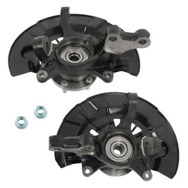 Imagem de Thomletha Par de junta de direção dianteira e substituição do rolamento do cubo da roda para Toyota Camry 2007-2009