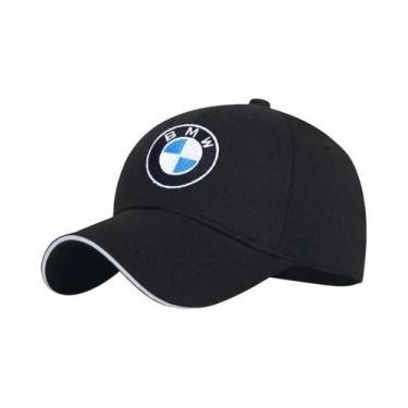 Imagem de Boné BMW M Performance Ajustável Para Carro Com Língua De Pato F1 Moto