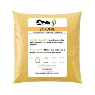 Imagem de Enxofre Fertilizante Adubo Em Pó Puro 1kg - A&R Insumos Agricolas