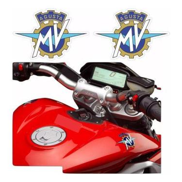 Imagem de Kit Adesivos Compatível Tanque Mv Agusta F4 Logo Ag027 - SPTS