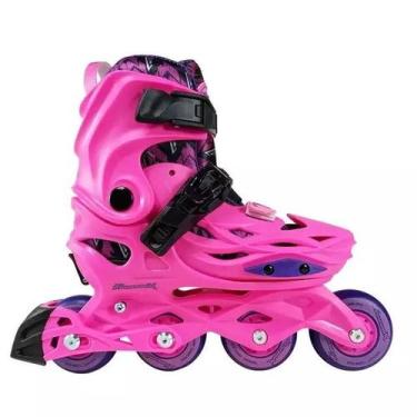 Imagem de Patins Infantil Freemix Rosa - 68/70mm ou 70/72mm ABEC-9 - Traxart, M