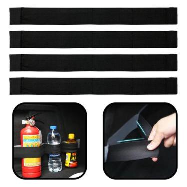 Imagem de Kit 4 Fita Rede Adesiva tiras autocolantes Caminhonete Carro Universal