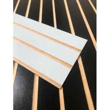 Imagem de Painéis Ripados Autocolantes 50cm/11cm! (50, Azul Claro)