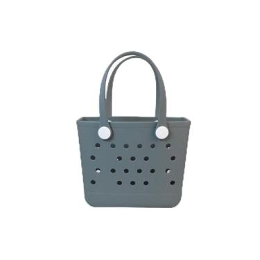 Imagem de Hixulam Pequena bolsa de borracha feminina - linda bolsa esportiva para viagens, dias na piscina, academia e uso diário, design leve e durável, Vidro verde, Small, Sacola