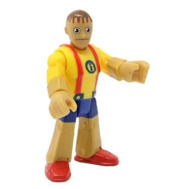 Imagem de Fisher-Price Replacement Part for Collectible Imaginext Storytime Classic Figures Playset DTB30 - Replacement Poseable Plastic Wooden Boy Pinocchino Puppet Figure
