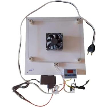 Imagem de Kit Pet Completo Para Aquecimento De Chocadeira Com Termostato Cooler Fonte 12V e Resistência 110 Ou 220 Volts