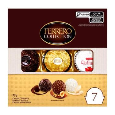Imagem de Bombom Ferrero Collection Sortidos 77g - Ferrero Rocher,  7 Unidades