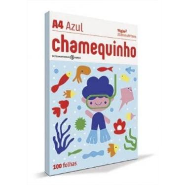 Imagem de Papel A4 Com 100Fls 75Gr Chamequinho Azul