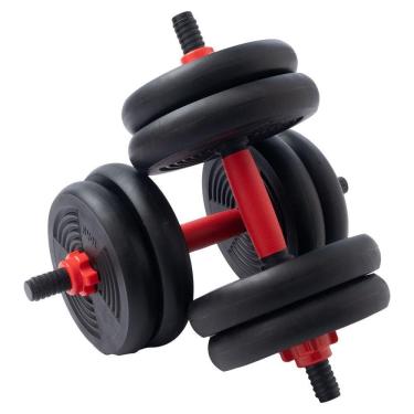 Imagem de Par Halter Ajustável 15kg Dumbbell Regulável Musculação WCT
