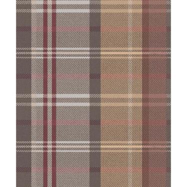 Imagem de Papel de Parede Botany House Xadrez Roxo 15568