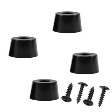 Imagem de Samkosaca 4 peças de pés redondos de borracha, pés de isolamento de subwoofer para toca-discos de áudio eletrônicos, receptores AV de CD e guitarra