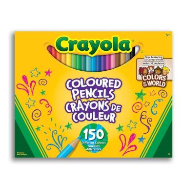 Imagem de Lápis De Cor Crayola 150 Cores Incluindo 2 Cores Do Mundo