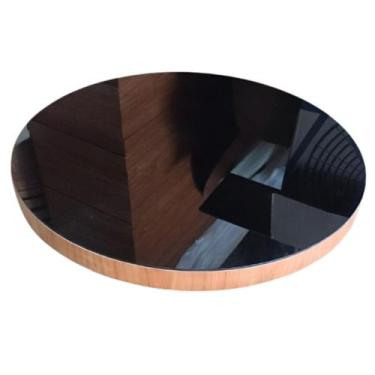 Imagem de Mesinha Mesa de Centro Sala Tampo de Vidro 60 Centímetros MR - VANMUR