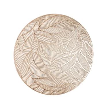 Imagem de LUGAR AMERICANO DE PLÁSTICO LEAF DOURADO 38cm