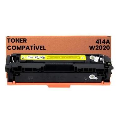Imagem de Toner Hp W2022a Cf414a Amarelo Compatível M454 M479 | Com Chip