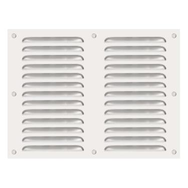 Imagem de PATIKIL Tampa de ventilação de aço inoxidável de 30,5 x 40,6 cm, cobertura de ventilação de grade de ar HVAC, malha embutida para casa, cozinha, lareira, banheiro, parede, teto, prata