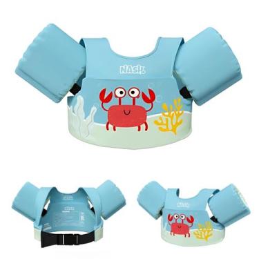 Imagem de Boia De Braço Colete Infantil Salva Vidas Piscina Ajustável - Nash