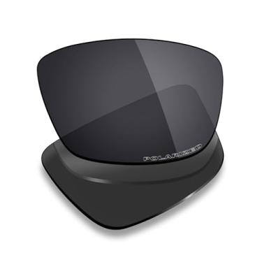 Imagem de Mryok Lentes de reposição polarizadas Plus compatíveis com Oakley Field Day OY8007 50 mm - Stealth Black