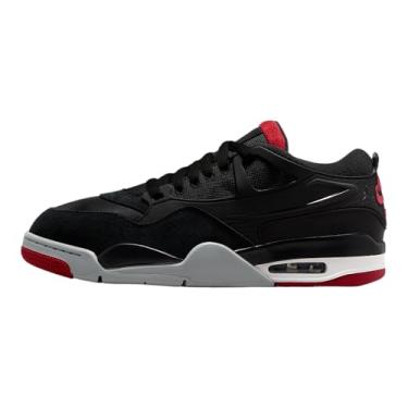 Imagem de Tênis masculino Air Jordan 4 RM (preto/cinza lobo/branco/vermelho), Preto/cinza lobo/branco/vermelho universitário, 10.5