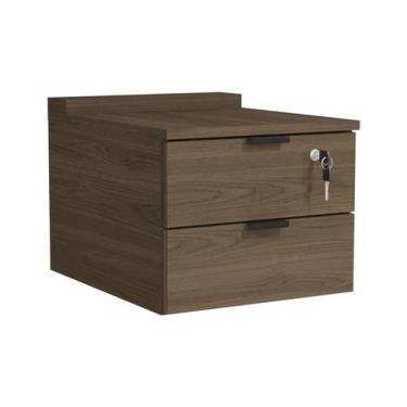 Imagem de Gaveteiro de Mesa 2 Gavetas com Chave Kappesberg F199 Munique