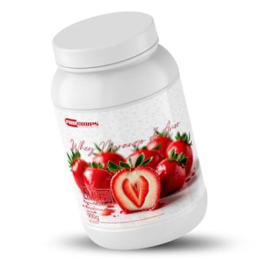Imagem de Whey Protein Sabor Morango do Amor Saboroso 25g Proteina