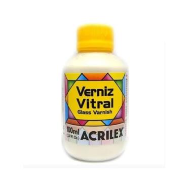 Imagem de Verniz Vitral Acrilex 100 Ml Cor Base Madrepérola 592 081100592 Perfeito para Copos Garrafas Vasos e Outras Perfeito para Copos Garrafas Vasos e Outras Ele Transforma Suas Peças Em Verdadeiras Obras De Arte, Simulando O Efeito Encantador Dos Vitrais