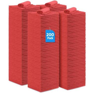 Imagem de Pano de limpeza UNIMADE Shop Towel, pacote com 200 unidades de microfi