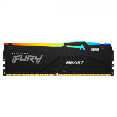 Imagem de Memória DDR5 Kingston Fury Beast EXPO, RGB, 8GB, 6000Mhz, Black, KF560