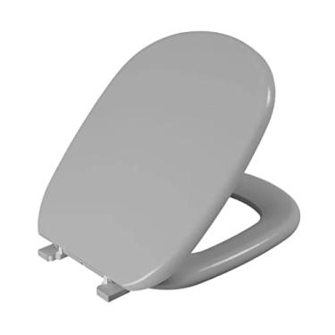 Imagem de Assento Sanitário Almofadado Icasa Sabatini Etna Cinza claro
