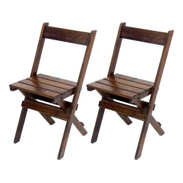 Imagem de 2 Cadeiras Dobraveis para Restaurantes e Bares Pizzarias Liso / néctar das flores