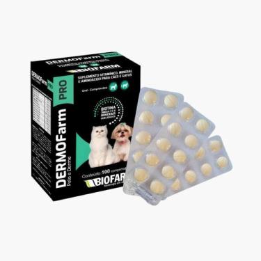 Imagem de DermoFarm 3 Blister Suplemento Vitamínico Pet 10 Com Biofarm