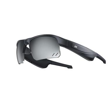 Imagem de SANGSTRE Óculos De Sol Esportivos Com Áudio, Inteligentes Bluetooth Para Ciclismo, Corrida E Caminhada, Armação Preta, Lentes Coloridas