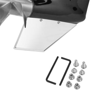 Imagem de Protetor Safe-Skeg, aço inoxidável Haoguo 316 com orifícios de drenagem, compatível com Mercruiser Interno/Externo - Drives Alpha 1 Segunda Geração, 1991 até o presente, evitando danos à barbatana de