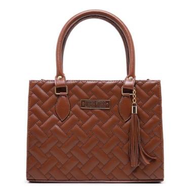 Imagem de Bolsa lorena 3d alça transversal - LORANA VITORIA, Caramelo