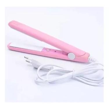 Imagem de Mini Chapinha Prancha De Cabelo Franja Portátil Cerâmica CORES - BCS, 