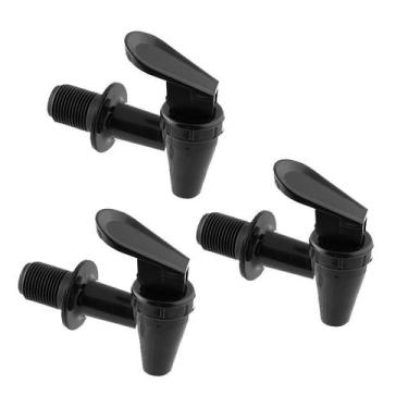 Imagem de Kit 20 Torneirinha Torneira PRETA Galões Garrafas Suqueira - Gastrobel